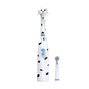 New Design Battery Operated Sonic Electric Toothbrush Rechargeable Cartoon Smart Children Toothbrushes for Kids
