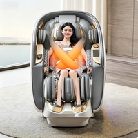 Fauteuil de massage de luxe VCT-901C 2025 4D corps entier zéro gravité avec mouvement électrique à double cœur et 6 roues en jade