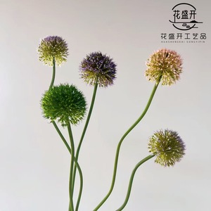 Artificial <b>Flowers</b> Bouquet Light Purple <b>Silk</b> High Simulation Wedding Decoration - Product Image 4