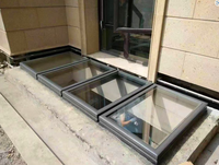 Fenêtre de toit en aluminium pour toit en pente, fenêtre de grenier avec protection contre la pluie