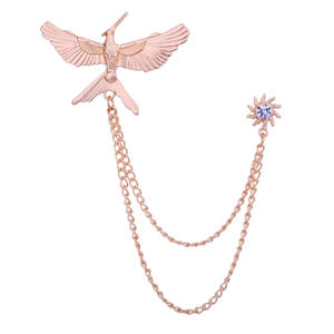 Broche Unisex de Aleación Estilo Película <span class=keywords><strong>Hunger</strong></span> Games Catching Fire con Borla de Cadena y Diseño Mockingjay para Europa y América - Product Image 5