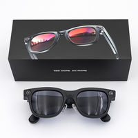 Lunettes intelligentes de sport SANVNET SNT VERVE avec caméra 20MP, microphone à conduction osseuse, enregistrement vidéo Type-C, lunettes intelligentes IA