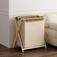 Panier à linge pliable de style japonais, bac de rangement de grande taille/extra-large, élégant et de grande capacité pour vêtements, chaussettes, sous-vêtements