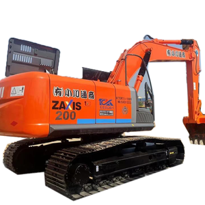 Excavatrice sur chenilles Hitachi ZX200-5G 20T de seconde main de haute qualité approuvée CE/EPA Digger de fabrication japonaise pour les espaces restreints et l'aménagement paysager - Product Image 1