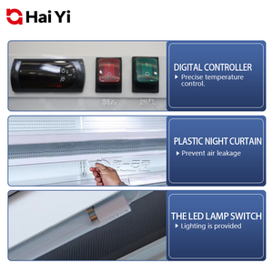 Siêu thị sữa và sữa Showcase Máy làm lạnh đa-boong thương mại mở hiển thị tủ đông tủ lạnh - Product Image 6