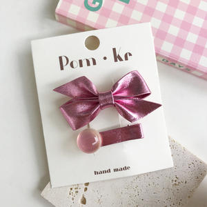 Doux arc perle enfants épingle à cheveux ensemble mode dentelle tissu casque avec fée <span class=keywords><strong>frange</strong></span> paillettes Snap pinces à cheveux pour les filles - Product Image 5