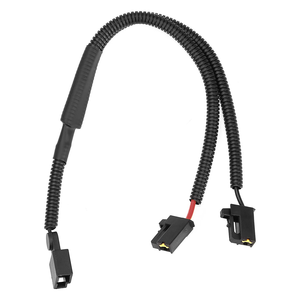 Faisceau de câblage 1 à 2 pour klaxon, en PVC, étanche IP67, pour adaptateur de klaxon Frontlander Raize Snail, connecteur non destructif - Product Image 1