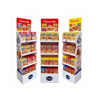 Étagère de présentation en PVC pour supermarché, présentoir de produits en PVC, présentoir en PVC pour eau en bouteille et bière
