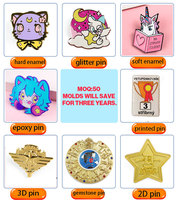 Badge en émail plaqué paillettes personnalisé, de haute qualité, en métal, sur le thème de la magie, personnalisable en couleurs