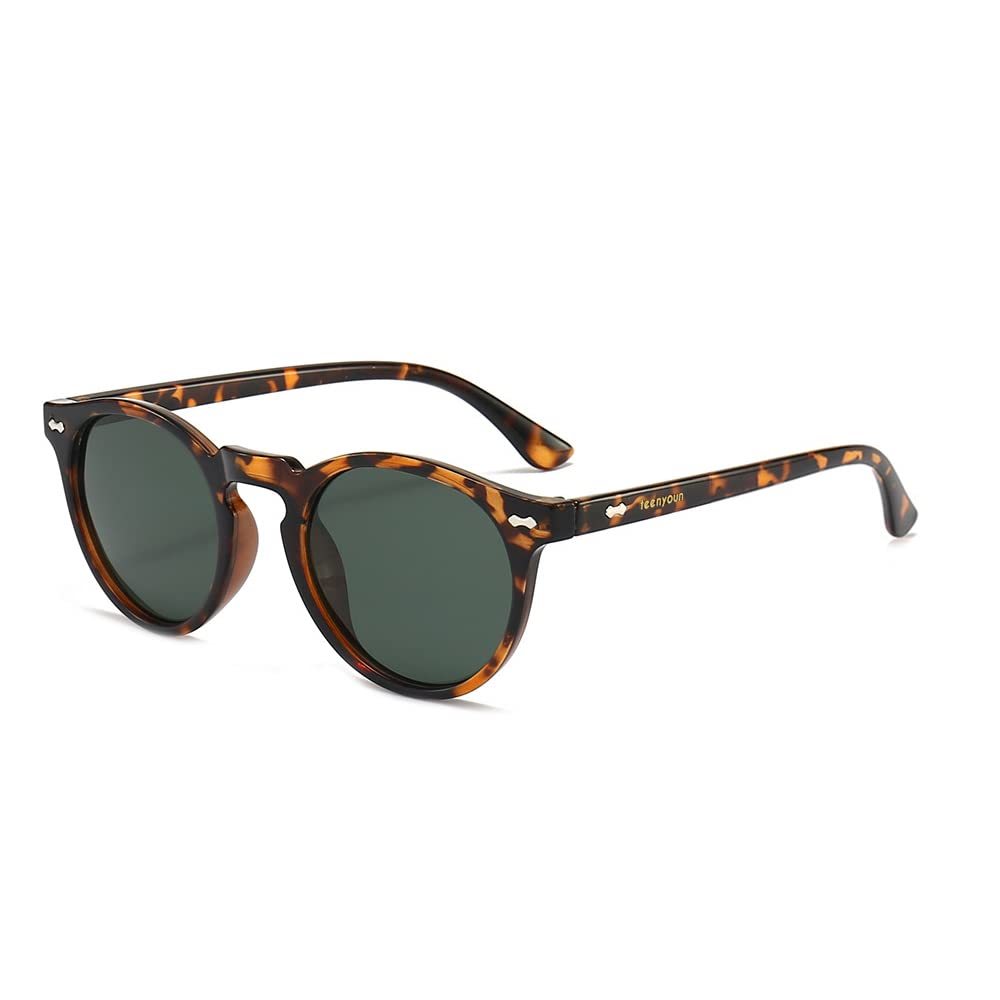 Small Round Polarized Sunglasses for Women Men UV400  display picture 1
