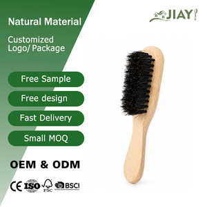 <span class=keywords><strong>Brosse</strong></span> de toilettage pour homme en poils naturels de qualité supérieure, <span class=keywords><strong>brosse</strong></span> à cheveux en bambou de couleur naturelle, écologique, portable, <span class=keywords><strong>brosse</strong></span> à <span class=keywords><strong>barbe</strong></span> - Product Image 1