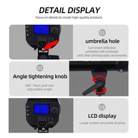 Ensemble de lumière de photographie 200W Kit d'équipement d'éclairage continu pour studio photographique