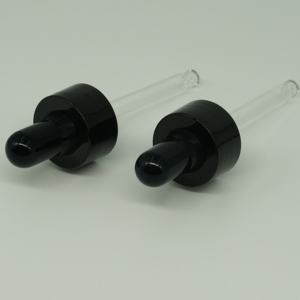 Pipet Tetes Minyak Esensial Kaca Anti Tumpah 20/400 dengan Tutup Sekrup, Dot Silikon/Karet Nitril, Warna Dapat Disesuaikan untuk Botol - Product Image 1