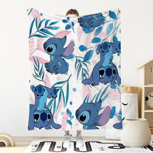 Dessin animé point fleur impression serviettes <span class=keywords><strong>de</strong></span> <span class=keywords><strong>bain</strong></span> sans sable séchage rapide enfant à capuche Poncho microfibre flanelle couverture <span class=keywords><strong>de</strong></span> couchage - Product Image 2