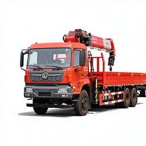 Grúa Montada en Camión Dongfeng 6x4 de 12t con Plataforma de Carga de 8.5m, Emisiones Euro 6, Fábrica Original Dongfeng, Disponible en Stock - Product Image 2