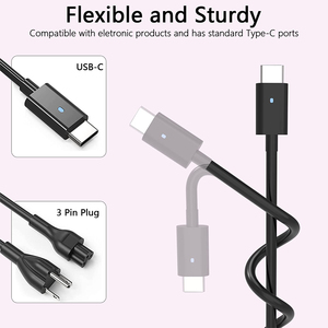 Adaptateur secteur <span class=keywords><strong>130W</strong></span> pour station de travail mobile <span class=keywords><strong>Dell</strong></span> Precision 5570 5560 5520 5760, chargeur USB C Type C pour ordinateur portable, remplacement - Product Image 5