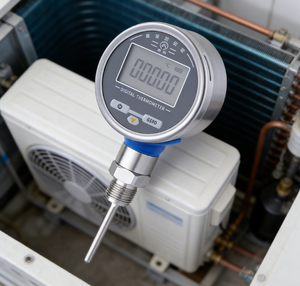 CWDZB3 Industrial High-Precision <strong>Pt100</strong> <strong>Temperature</strong> <strong>Transmitter</strong> with LCD Display IP54 Stainless Steel Built-in Battery - Product Image 2