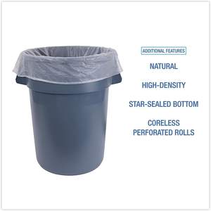 Revestimiento Transparente de Alta Densidad de 22 Micras para Bolsas de Basura Domésticas - Product Image 3