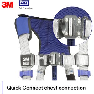 Arnés de Seguridad DBI-Sala ExoFit X100 con 3 Anillos en D para Posicionamiento en Construcción, Cumple con OSHA y ANSI - Product Image 5