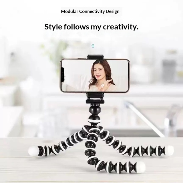 Martian Hot Sale Universal Easy-to-Use Octopus Mini Octopus Flexible Tripod for Mobile Phone and Camera Tripod