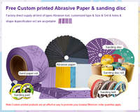Disques de ponçage auto-agrippants 150 mm, grains assortis, papier abrasif pour ponceuse orbitale aléatoire, préparation des surfaces en bois, métal, plastique