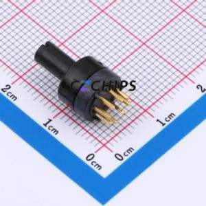 RS-05 300±150gf Rotary Switch Through hole Component (THT) Switch 5 PC Pin 100000 200mA - Product Image 2