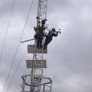 Iklim Forecasting pengukur kecepatan angin baja, stasiun cuaca parfum Meter Monitor menara dengan 30 tahun masa pakai - Product Image 5