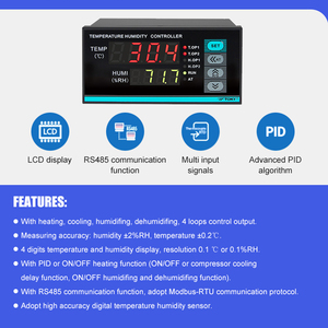Nhà Máy bán hàng trực tiếp công nghiệp PID thuật toán quy định hiển thị kỹ thuật số độ ẩm và điều khiển nhiệt độ - Product Image 2