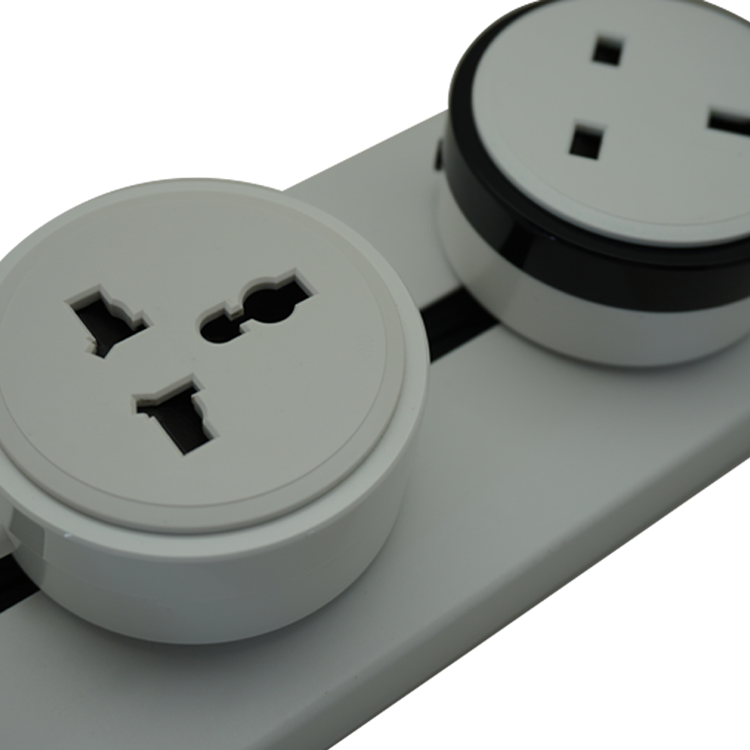 Moveable Track Socket 16A Universal Socket Rail Socket Hardware for Train