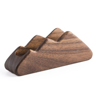 Hêtre Creative Cloud porte-cartes de visite en bois massif porte-cartes de visite boîte de rangement pour cartes de visite