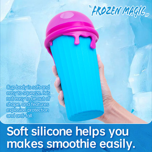 Nouvelle tasse à slushy de 500 ml, tasse magique à presser pour boissons glacées, tasse à milkshake, tasse à glace portable à presser - Product Image 5
