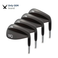 Cales de golf à 60 degrés conformes à la norme USGA 48 52 56 Cales de golf personnalisées Cales de sable de golf pour droitier avec face fraisée CNC