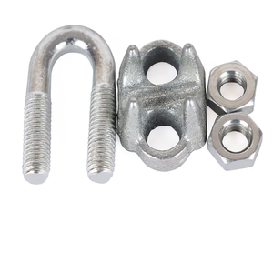 Metal <b>U</b>-Bolt Wire Rope Clip and Cable <b>Clamp</b> Fastener - Product Image 2