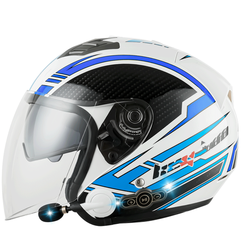 White Phantom Dual Visors