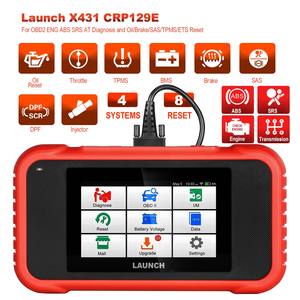 <span class=keywords><strong>Launch</strong></span> <span class=keywords><strong>X431</strong></span> <span class=keywords><strong>CRP129E</strong></span> para lector de código OBD2 ENG ABS SRS AT Diagnóstico y reinicio de aceite/freno/SAS/TMPS/ETS - Product Image 3