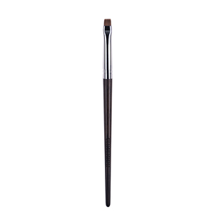 029 Pinceaux de maquillage personnalisés Marque privée Pinceau eyeliner plat pour les yeux Cheveux synthétiques Tube de cuivre Manche en ébène 41 pièces - Product Image 1