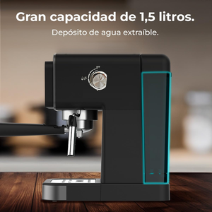 Cafetera Espresso Semiautomática Inteligente con Pantalla Táctil Programable de 20 Bares, para Café Frío, de Aluminio, para Uso en Exteriores y Hogar - Product Image 6