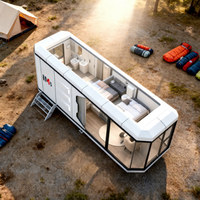 M5 Conteneur Modulaire Détachable Multifonctionnel 20ft/40ft – Maison Capsule Intelligente Préfabriquée pour Bureau, Hôtel ou Habitation