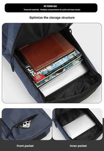 Travel Casual Day Pack Anti Theft Laptop Resistant Carry <b>Bag</b> School <b>Bags</b> Waterproof Polyester 20-39L <b>Computer</b> Laptop - Product Image 5