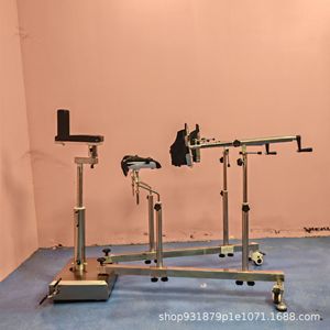 Marco de tracción ortopédica QYJ-658 de acero inoxidable, dispositivo manual de tracción para extremidades inferiores para mesas de operaciones - Product Image 1