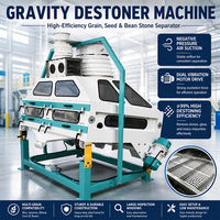 Machine de déstonage par gravité à aspiration pour graines et céréales, pour sésame, soja, blé, riz paddy