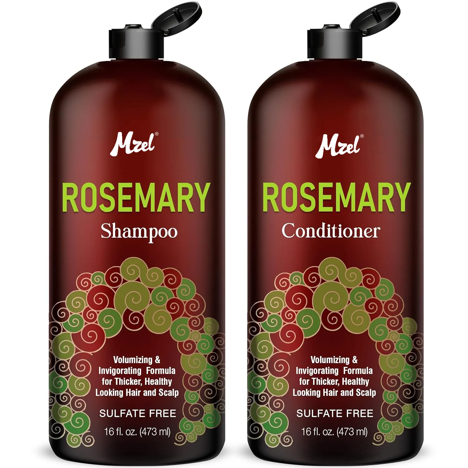 Rosemary Shampoo e Condicionador Promove o Crescimento do Cabelo & Saúde do Couro cabeludo-Fórmula Volumizing para mais grosso saudável Hair & Scalp