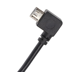 Vít khóa 90 độ góc Micro B 5P <span class=keywords><strong>USB</strong></span> 2.0 Loại B nữ bảng điều khiển gắn kết cáp mở rộng - Product Image 3