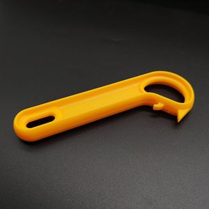 Abrelatas de plástico con mango manual, herramienta de cocina portátil, multicolor - Product Image 4