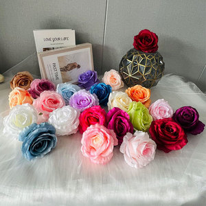Haute qualité à la main artificielle soie Anna Roses tête longue durée élégant mariage fleurs pour intérieur extérieur fenêtre décor nouveau - Product Image 2
