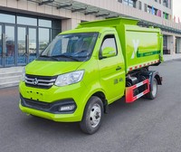 Mini camion compacteur à chargement et déchargement automatiques, manuel 4x2, électrique, neuf, à essence, LCV, camion à benne basculante pour eaux usées à vendre