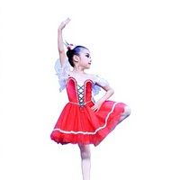 Nouvelle Robe Tutu Longue Bleue Romantique Professionnelle avec Bretelles pour Costumes de Danse de Ballet pour Enfants et Tenues de Spectacle