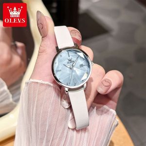 New 5656 Original Quartz Watches for Women Steel Strap Leather Belt Rhombus <b>Mirror</b> Fashion Elegant Wrist Watches - Product Image 1