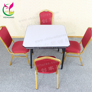 Mesa plegable de metal moderna al por mayor diseño cuadrado fuerte para banquetes de boda hoteles granjas comedor sala de estar escuelas - Product Image 6