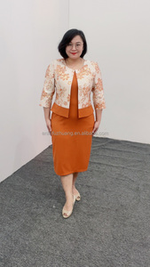 ชุดเดรสแฟชั่นชุดไปโบสถ์พร้อมผ้าทอคุณภาพสูงชุดทางการ - Product Image 5